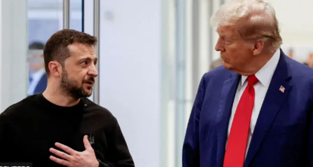 Volodymyr Zelensky da Donald Trump