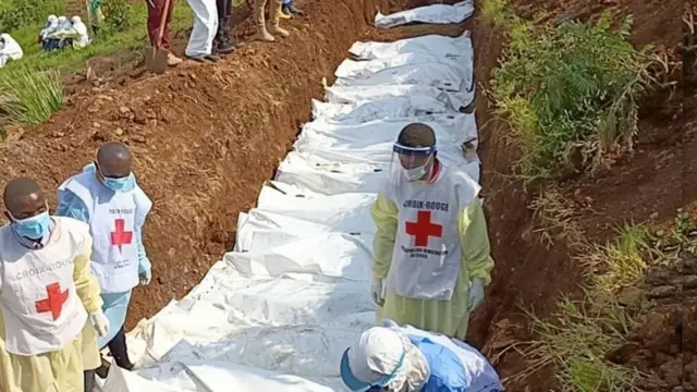 Etu ndị Red Cross si lie ozu mmadụ 18 nwụrụ n’agha na mba DR Kongo
