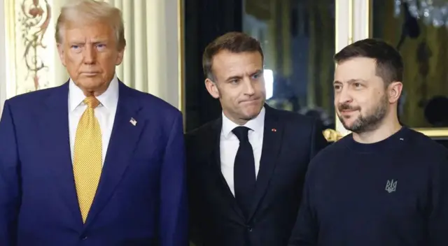 Mgbe Onyeisiala Trump, Onyeisiala Macron na Onyeisiala Zelensky nwere nzukọ na Fransị na Disemba