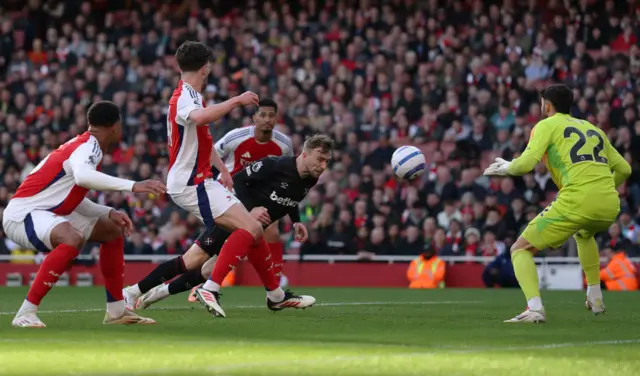 Ndị otu egwu bọọlụ West Ham na otu Arsenal