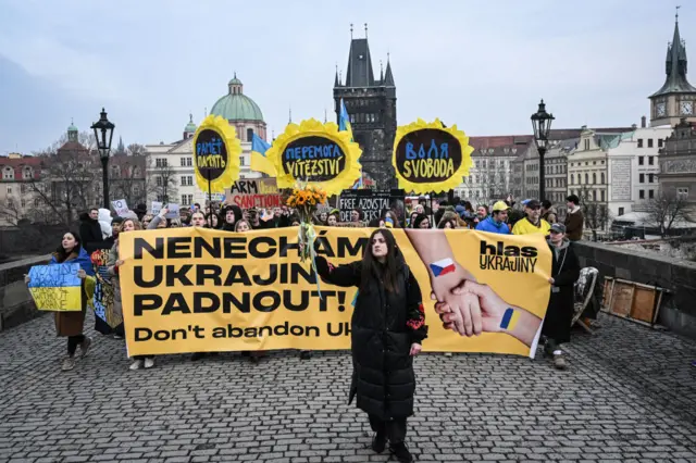 Митинг в Праге