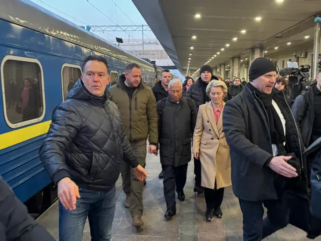 Глава Евросовета Антониу Кошта опубликовал фото из Киева