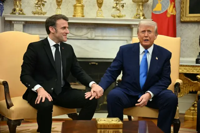 Макрон и Трамп