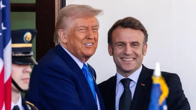 Macron da Trump
