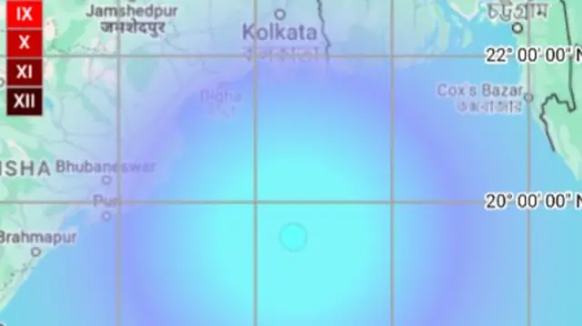 कोलकाता में भूकंप