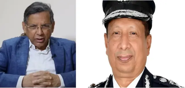 সাবেক আইনমন্ত্রী আনিসুল হক এবং সাবেক আইজিপি চৌধুরী আব্দুল্লাহ আল মামুন