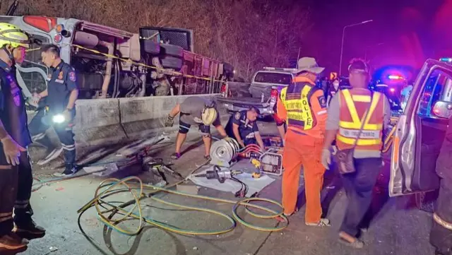 দুর্ঘটনার পরের ছবি