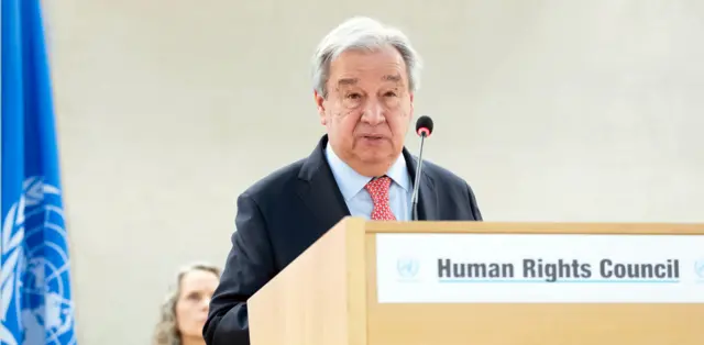 জাতিসংঘ মহাসচিব অ্যান্তোনিও গুতেরেস
