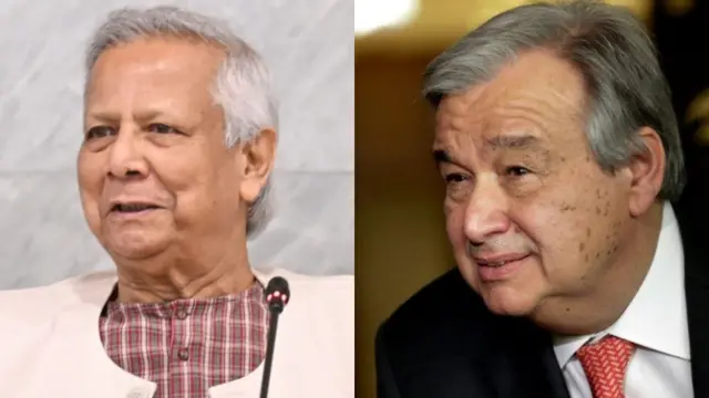 মুহাম্মদ ইউনূস ও আন্তোনিও গুতেরেস