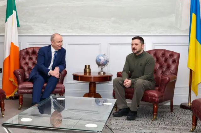Зеленский с премьер-министром Ирландии