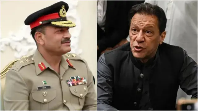 عاصم منیر، عمران خان