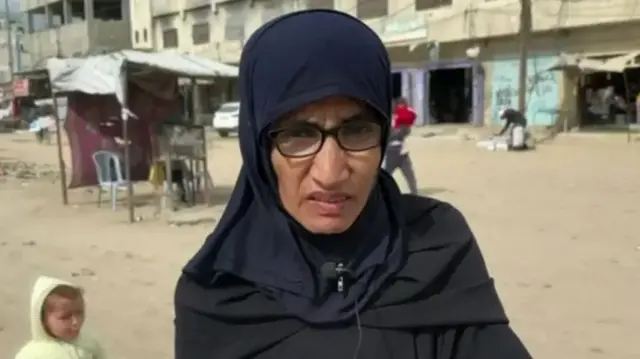 سيدة فلسطينية من غزة.