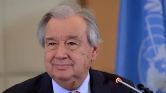 أمين عام الأمم المتحدة أنطونيو غوتيريش