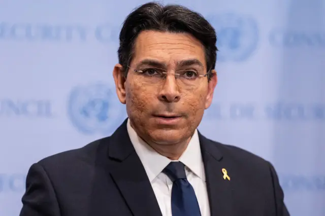 السفير الإسرائيلي لدى الأمم المتحدة داني دانون