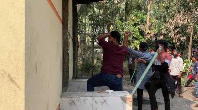 ওবায়দুল কাদের বাড়িতে হামলা