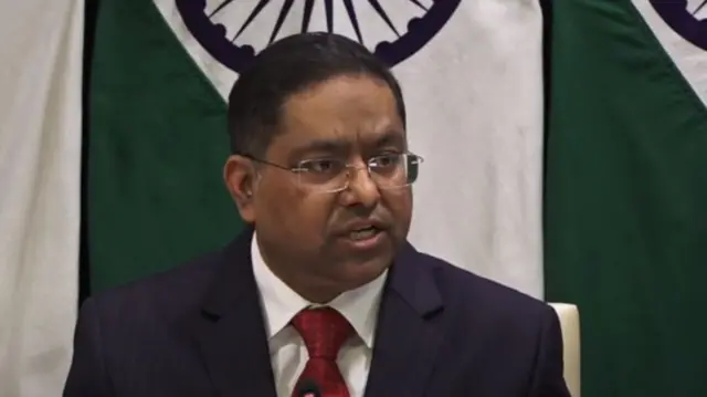 भारतीय विदेश मंत्रालय के प्रवक्ता रणधीर जायसवाल