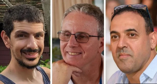 (Daga hagu zuwa dama): Or Levy, da Ohad Ben Ami da Eli Sharabi