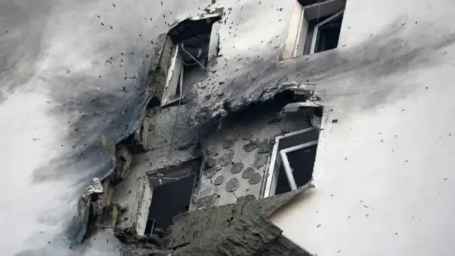 The attack comes ahead of a meeting of US and Ukrainian officials in Saudi Arabia