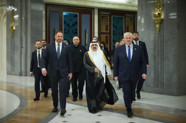 Украинская делегация на переговорах в Саудовской Аравии
