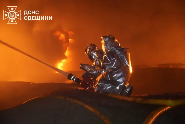 пожар в Одессе