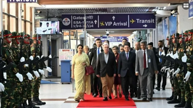 জাতিসংঘ মহাসচিব অ্যান্তোনিও গুতেরেস ঢাকা ছেড়েছেন।