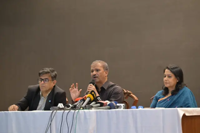 ফরেন সার্ভিস একাডেমিতে এক প্রেস ব্রিফিংয়ে