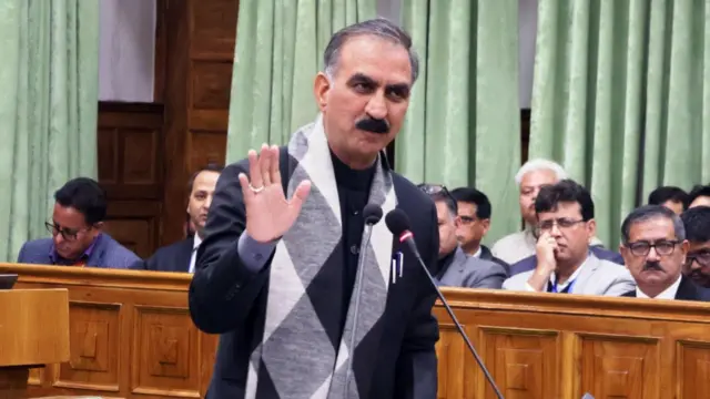 हिमाचल प्रदेश के मुख्यमंत्री सुखविंदर सिंह सुक्खू