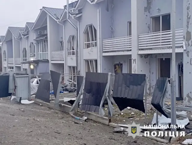 Разрушенные дома в Бучанском районе Киевской области