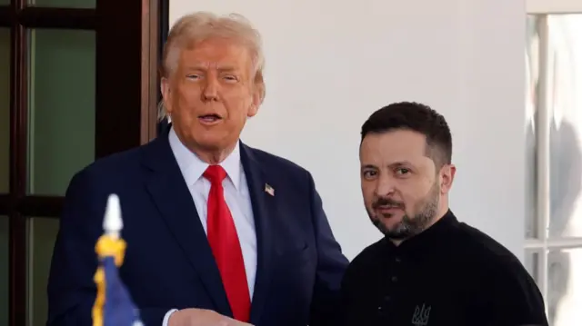 Zelensky na Trump