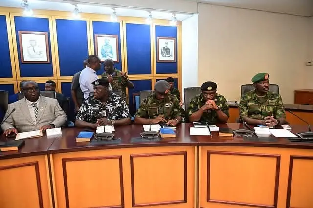 Police commissions and oda security chiefs