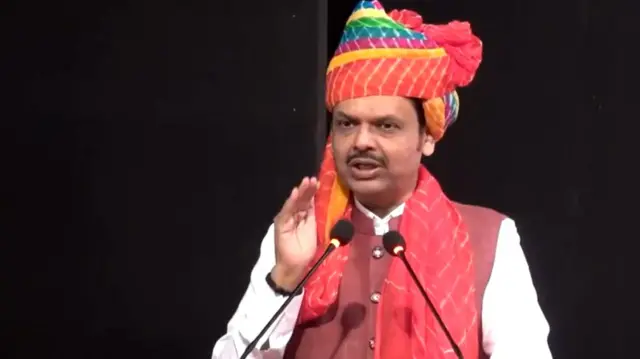 महाराष्ट्र के मुख्यमंत्री देवेंद्र फडणवीस