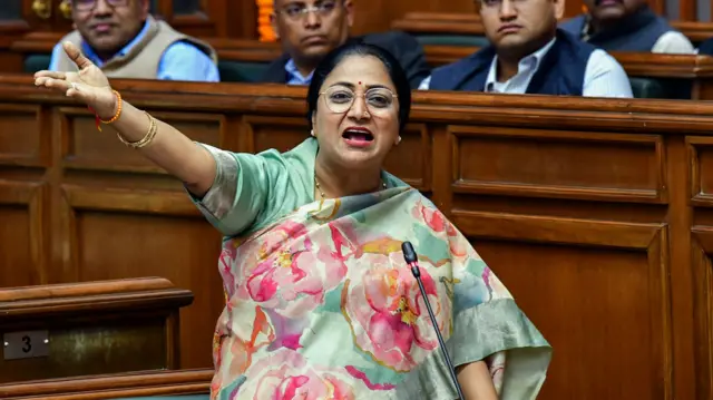 दिल्ली की मुख्यमंत्री रेखा गुप्ता