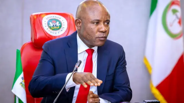 Aka na-achị Enugwu steeti bụ Peter Ndubuisi Mbah