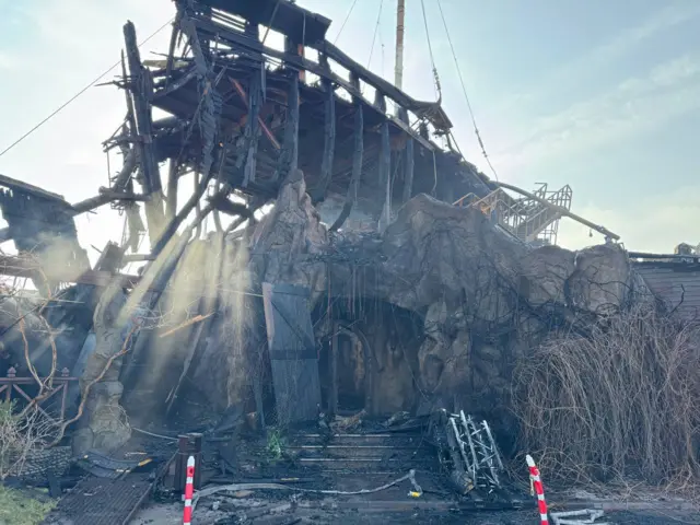 Сгоревший ресторан «Бартоломео»