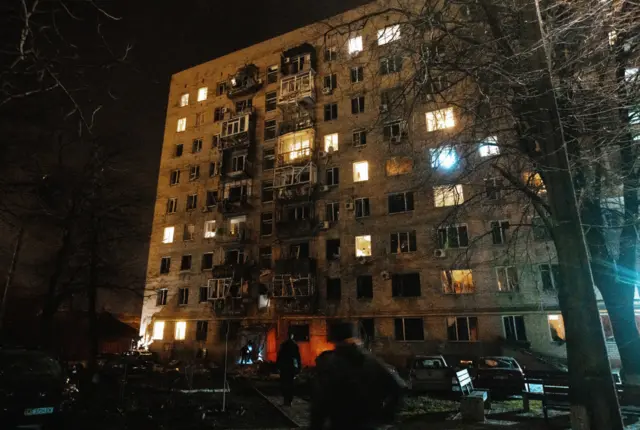 Последствия атаки дронов