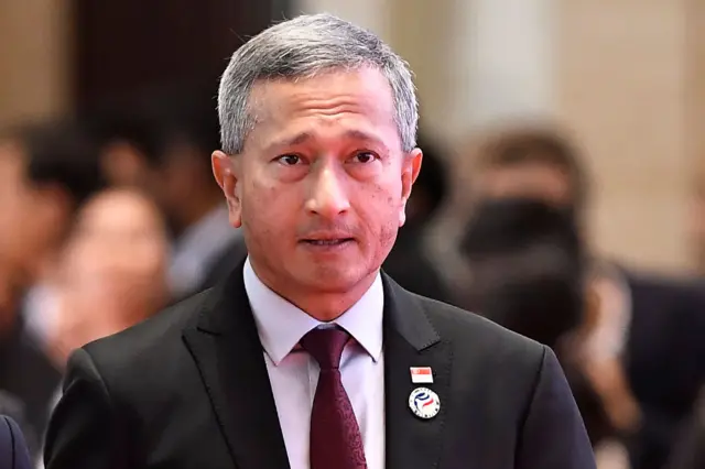 စင်္ကာပူနိုင်ငံခြားရေးဝန်ကြီး Vivian Balakrishnan