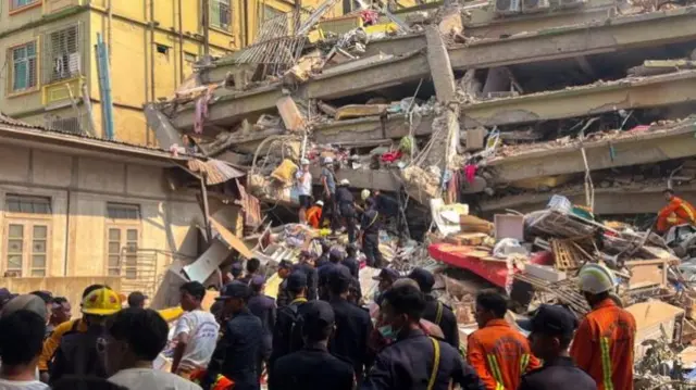 म्यांमार में आया भूकंप