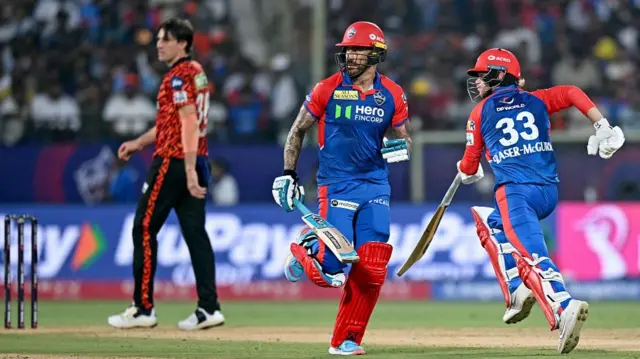 दिल्ली कैपिटल्स ने सनराइज़र्स हैदराबाद को हराया