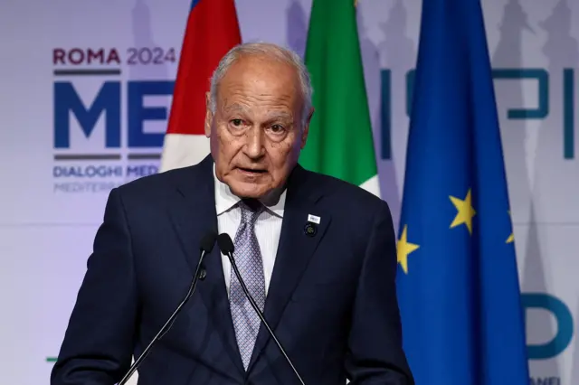 الأمين العام لجامعة الدول العربية أحمد أبو الغيط