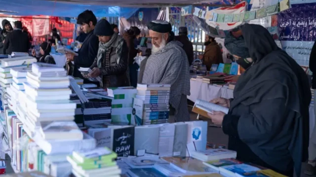The Taliban government has banned hundreds of books for violating "national principles and Islamic values"