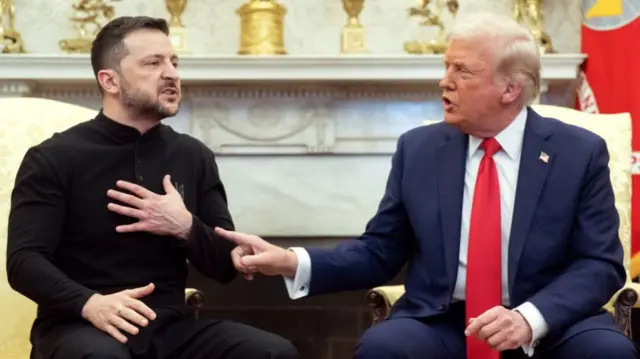 डोनाल्ड ट्रंप और वोलोदिमीर ज़ेलेंस्की