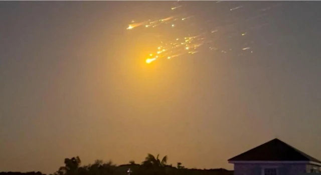 स्पेसएक्स रॉकेट में विस्फोट