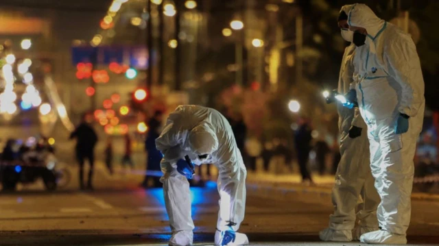 सेंट्रल एथेंस में धमाका