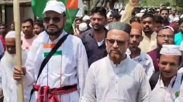 त्रिपुरा के उनाकोटी ज़िले में वक़्फ़ क़ानून के ख़िलाफ़ रैली