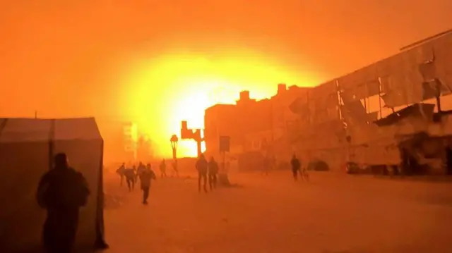 ग़ज़ा के अस्पताल पर इसराइली हमला