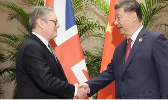 Firaministan Birtaniya da Shugaban China