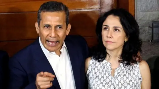 Ollanta Humala and his wife Nadine Heredia