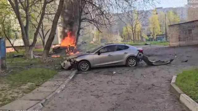 Областная администрация опубликовало видео с последствиями обстрела