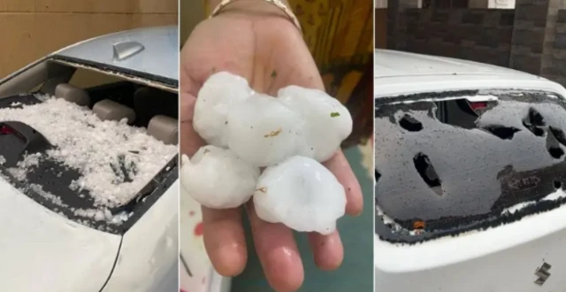 पाकिस्तान के इस्लामाबाद  और खैबर पख्तूनख्वा में आई अचानक ओलावृष्टि