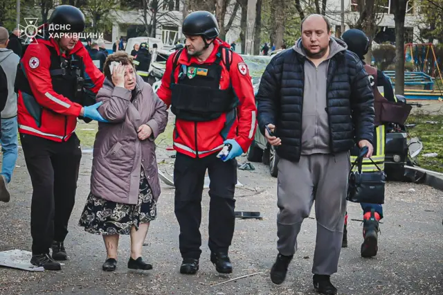 Пострадавшие при ударе по Харькову